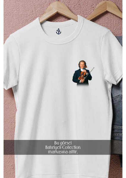 Oversize André Rieu The Music Of The Night Cep Tasarımlı Unisex T-Shirt fiyatları
