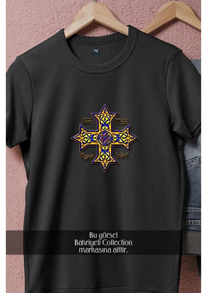 Oversize Hristiyan Haç Cross Işareti Tasarımlı Unisex T-Shirt fiyatları