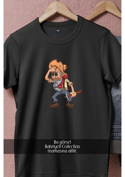 Oversize Altın Madencisi Tasarımlı Unisex T-Shirt fiyatları