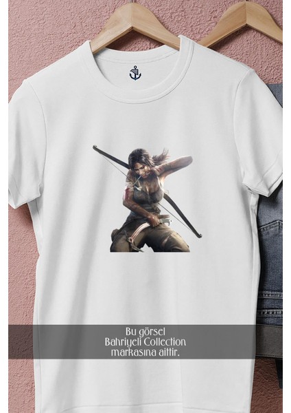 Oversize Rise Of The Tomb Raider Lara Croft Tasarımlı Unisex T-Shirt fiyatları