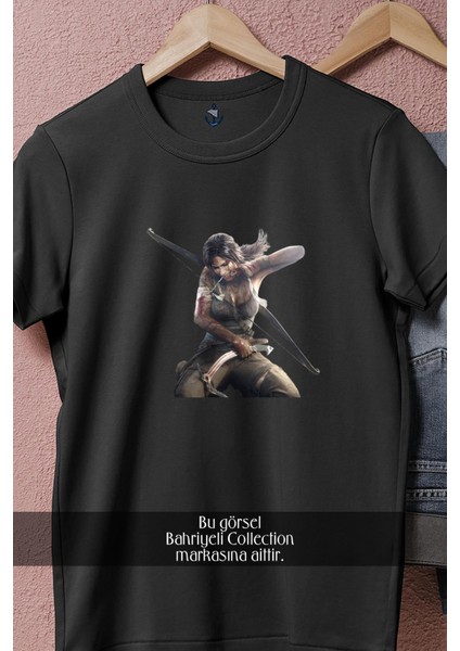 Oversize Rise Of The Tomb Raider Lara Croft Tasarımlı Unisex T-Shirt fiyatları