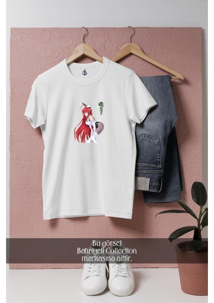 Oversize Mangaka Black Hair Anime Tasarımlı Unisex T-Shirt