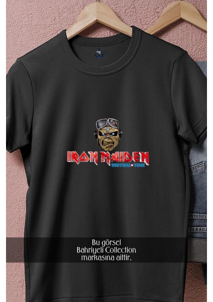Oversize Iron Maiden Virtual Time Tasarımlı Unisex T-Shirt fiyatları