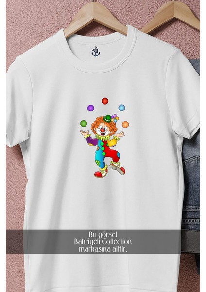 Oversize Palyaço Tasarımlı Unisex T-Shirt fiyatları