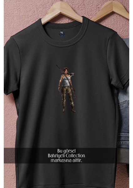 Oversize Lara Croft Tomb Raider Iı Tasarımlı Unisex T-Shirt fiyatları