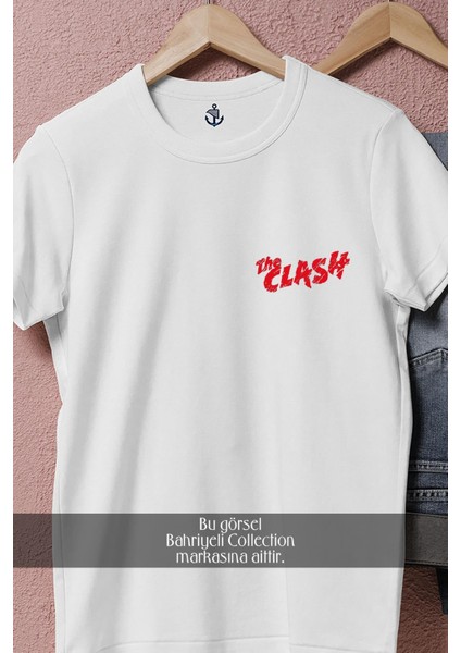 Oversize The Clash Punk Rock Cep Tasarımlı Unisex T-Shirt fiyatları
