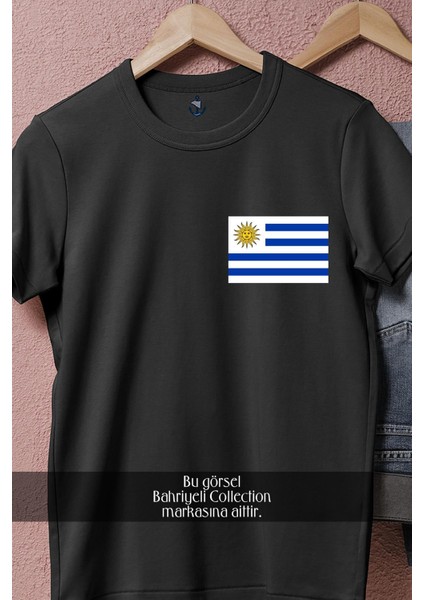 Oversize Flag Of Uruguay Cep Tasarımlı Unisex T-Shirt fiyatları