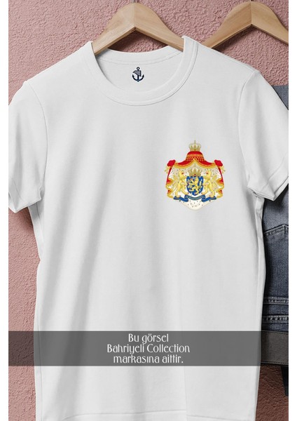 Oversize Coat Of Arms Of The Netherlands Hollanda Cep Tasarımlı Unisex T-Shirt fiyatları
