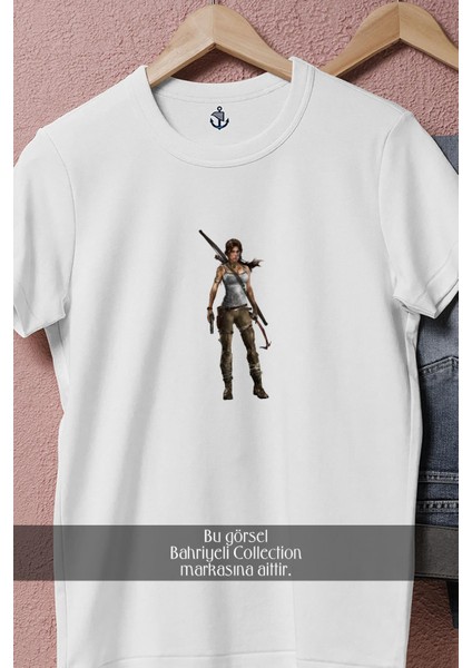 Oversize Lara Croft Tomb Raider Iı Tasarımlı Unisex T-Shirt fiyatları