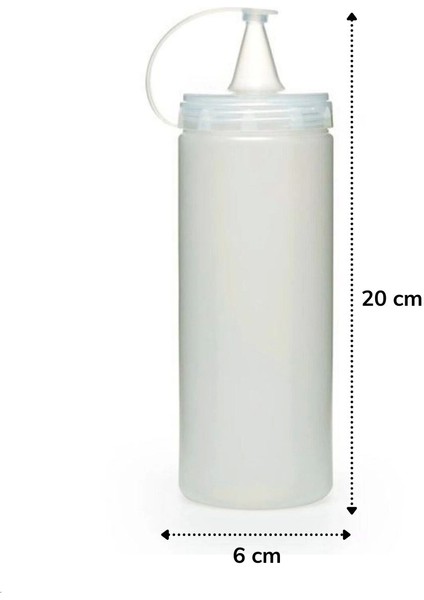 Şeffaf Kapaklı Sızdırmaz Yağlık Sosluk Şişesi Plastik Yağdanlık 400 Ml. AP-9028 (5047) fırsatları