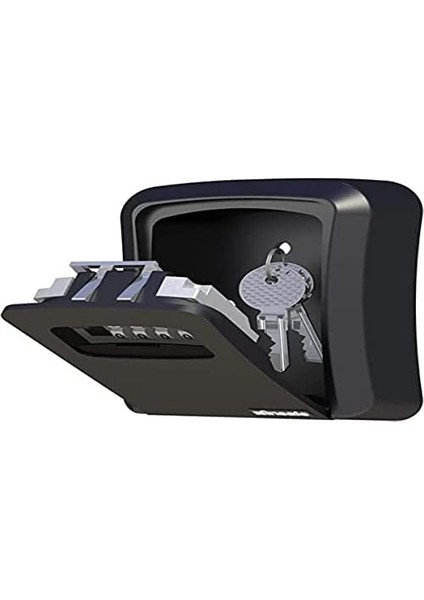 ISC806KEY Şifreli Çelik Kasa, Anahtar Kasası, Anahtar Dolabı, Siyah
