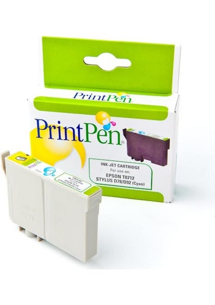 Epson T0712 Cyan Muadil Mürekkep Kartuşu