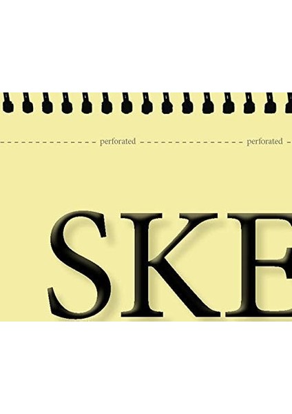 Sahra A5 Spiralli 90 Gr. Ivory 100 Yaprak Eskiz Defteri