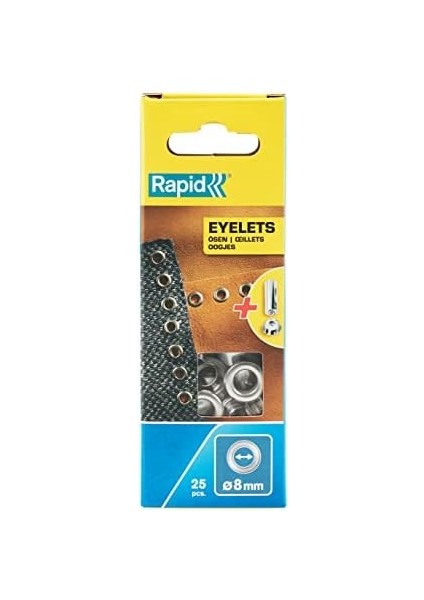 Halkalar 25 Adet Vurma Aleti Dahil, 8 Mm, 5000411