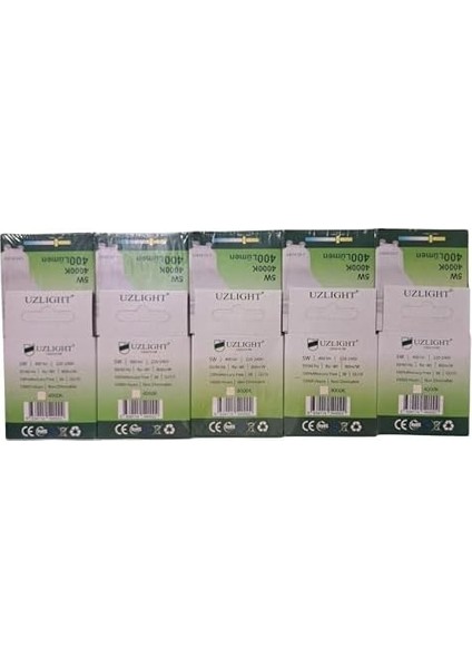 Adet 5W 4000K GU10 Duy 38° Gün Işığı LED Spot Ampul Uzlıght