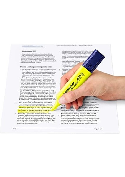 364S WP4P Textsurfer Highlighter 4'lü Blister 3 Renk 1 Renk Bedelsiz