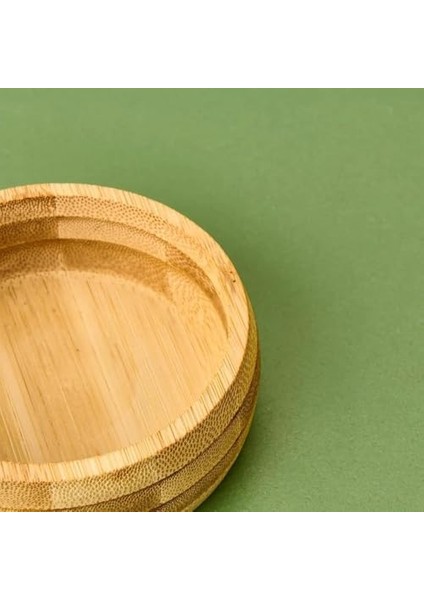 Home 6'lı Bambu Çerezlik Kase Seti - Doğal ve Şık Sunum Kaseleri, Kuruyemiş, Çekirdek ve Atıştırmalıklar Için Ideal, Dayanıklı ve Çevre Dostu Tasarım (Yuvarlak) modelleri