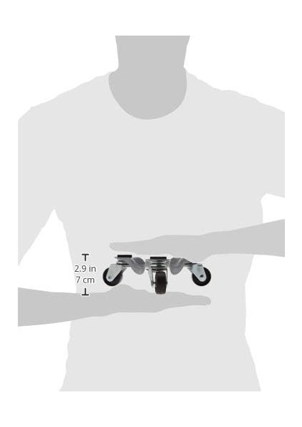 61300 3 Wheel Dolly Castor Mover