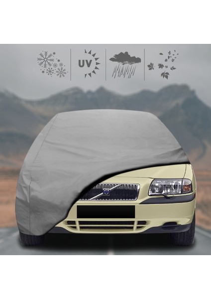 Volvo S80 (1998 - 2006) Oto Branda Su Geçirmez Miflonlu Araba Brandası Klipsli Araba Çadırı
