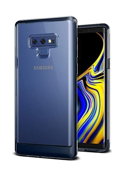 Design VRSN9CB Galaxy Note 9 Crystal Bumper Kılıf, Deep Sea Blue