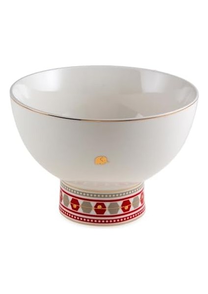 Hollie Yılbaşı Ayaklı Kase 18 cm