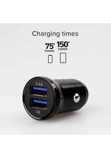 Araç Tipi Şarj CIHAZI2USB/2.4A TECR2USB24AFAST