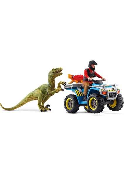 41466 Velociraptorden Kaçış Oyuncak Figürü, Çok Renkli