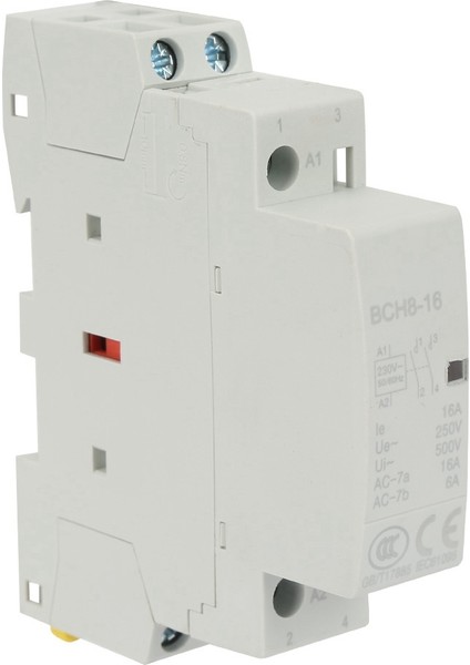 2p 16A 220V/230V 2no 50/60HZ Din Raylı Ev Tipi Ac Kontaktörü (Yurt Dışından) fiyatları