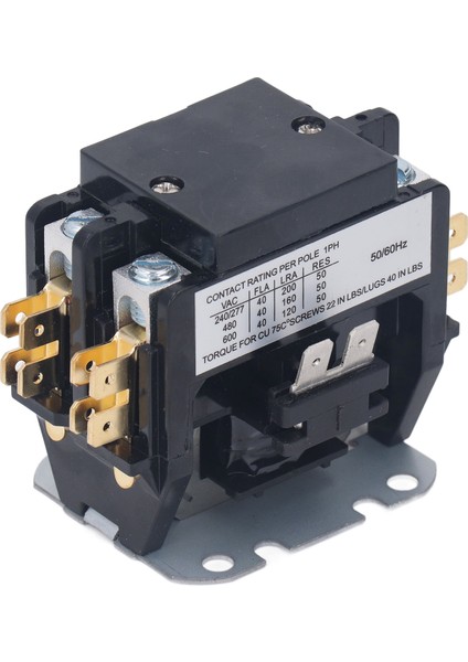 Klima Kontaktörü 40 Amper 2 Kutuplu Gümüş Alaşımlı Kontak Bakır Kontaktörü Hvac Kondenser Kompresör Motoru 220V (Yurt Dışından) fiyatları