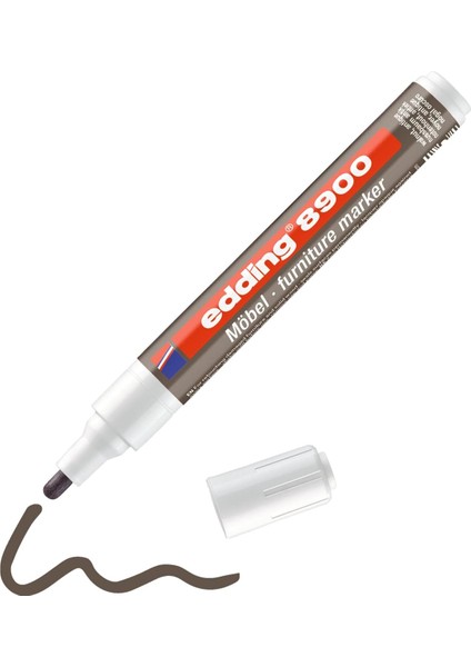 8900 Mobilya Rötuş Kalemi - Antik Ceviz - Yuvarlak Uç 1,5-2 mm