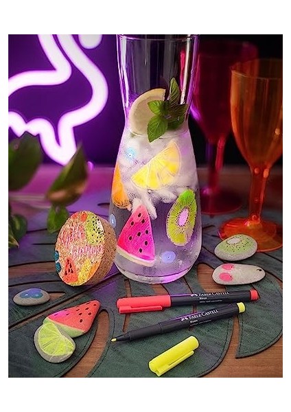 Neon Markör, 6'lı Set