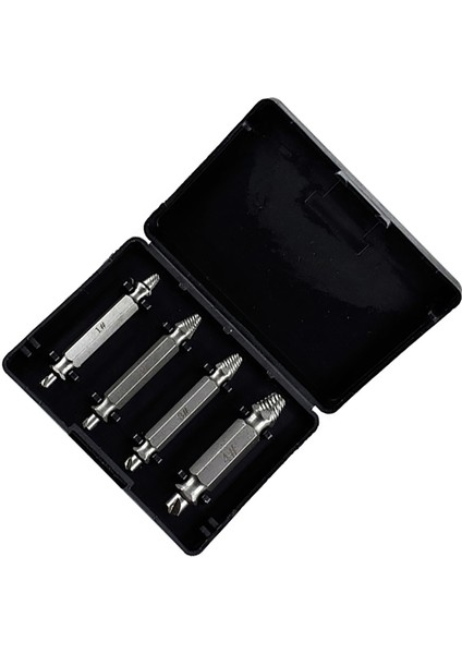 Vida Çıkarıcı Yüksek Hızlı Çelik Kırık Baş Gevşek Diş Çıkarma Alet Seti Çift Başlı Vida Çıkarıcı 4 Adet Gümüş (Yurt Dışından) fiyatları