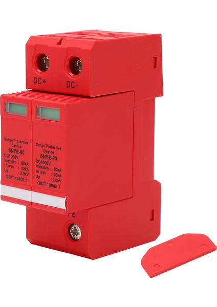 Aşırı Gerilim Koruma Cihazı Fotovoltaik Kesici Koruyucu DC1000V 60KA Dağıtım Kutusu Malzemeleri Turuncu Kırmızı 2p (Yurt Dışından)
