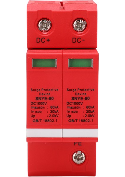Aşırı Gerilim Koruma Cihazı Fotovoltaik Kesici Koruyucu DC1000V 60KA Dağıtım Kutusu Malzemeleri Turuncu Kırmızı 2p (Yurt Dışından) fırsatları
