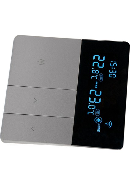 Dijital Termostat Büyük LCD Ekran Programlanabilir Gri App Uzaktan Kumanda Termostatı 3m Algılama Kablosu AC90V‑240V 16A Wıfı ile Elektrikli Isıtma (Yurt Dışından) fiyatları