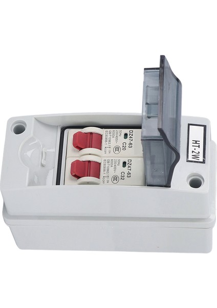 Dağıtım Kutusu IP65 Su Geçirmez 2 Yollu Alev Mcb C Tipi Dış Mekan Kullanımı Için Dağıtım Kutusu 20A 32A (Yurt Dışından) fırsatları