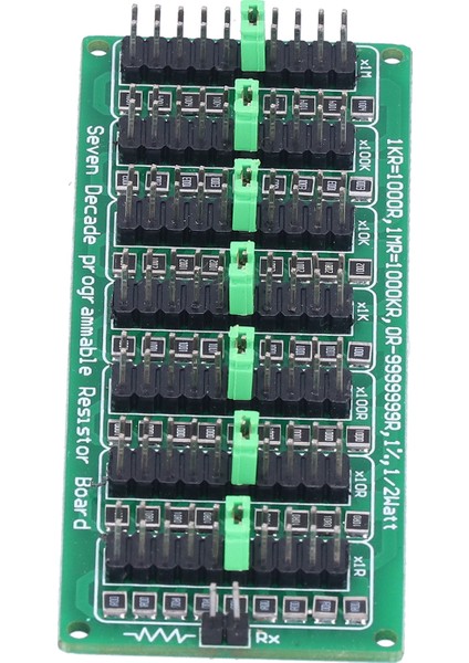 Programlanabilir Direnç Kartı 1r Ila 9999999R 8 Bölüm 0.1r Düşük Maliyetli Doğruluk Bileşen (Yurt Dışından) indirimleri