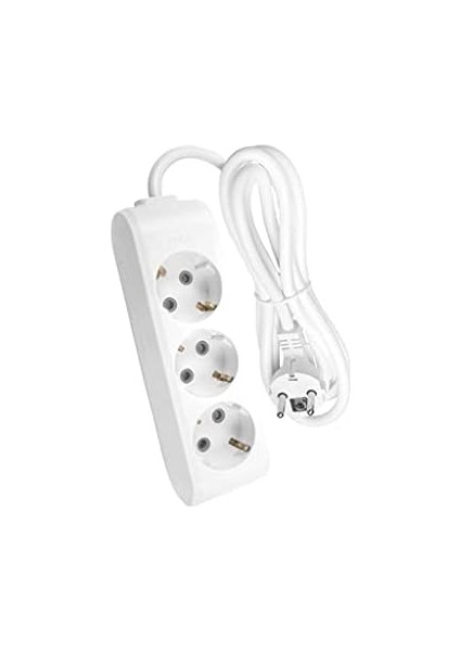 Multi-Let Üçlü Priz Topraklı Kablolu Çocuk Korumalı 3 mt