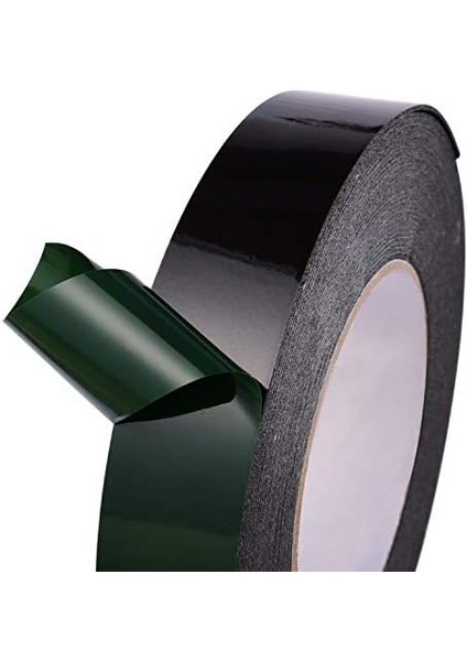 Çift Taraflı Köpük Bant Eva Montaj Bandı Siyah 25 mm x 10 Metre