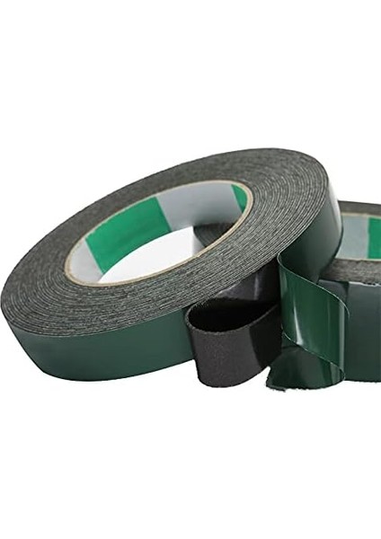 Çift Taraflı Köpük Bant Eva Montaj Bandı Siyah 25 mm x 10 Metre