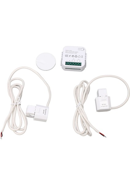 Wifi Akıllı Enerji Monitörü Tek Fazlı Kelepçe Elektrik Sayacı 100‑240V Ac Ev Aletleri Için Beyaz PJ‑1103A‑W (Yurt Dışından)