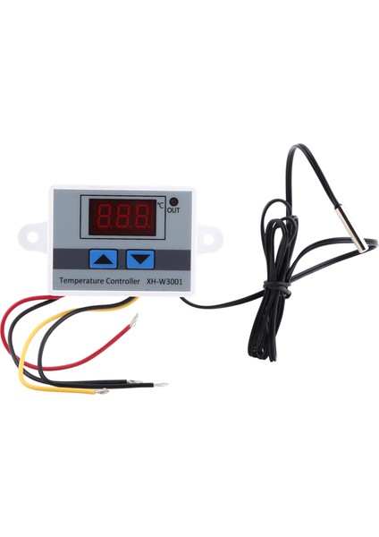 AC220V Yüksek Doğruluklu Dijital Termostat Kontrolü Sıcaklık Kontrol Cihazı Anahtarı Problu (Yurt Dışından)