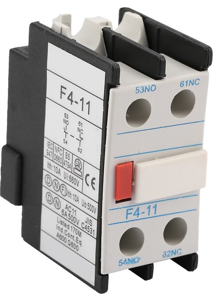 LADN11 Ac Kontaktör F4-11 Bir No/nc Yardımcı Kontak Bloğu Uyumlu (Yurt Dışından) fiyatları