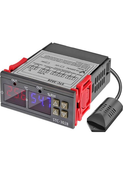 Dijital Sıcaklık Nem Kontrol Cihazı -20℃ Ila +80℃ 00% Rh Ila +100% Hassas Higrometre Termometre 110V‑220V (Yurt Dışından)