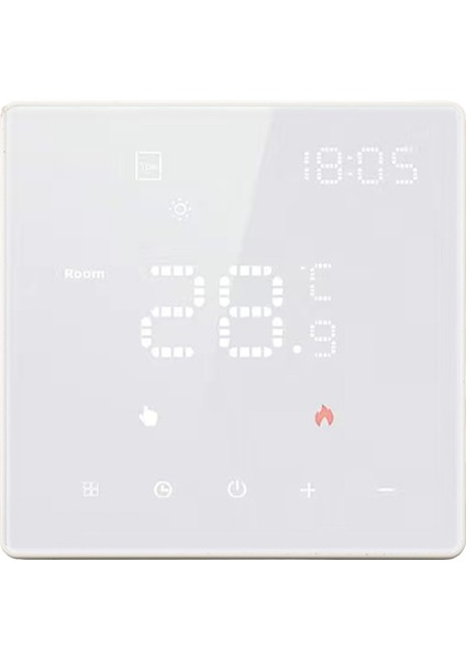 Akıllı Wifi Termostatı Ev Programlanabilir Tuya Uygulaması Ses Kontrolü 100‑250VAC Beyaz 3A Su Zemin Isıtma Duvara Asılı Fırın (Yurt Dışından) indirimleri