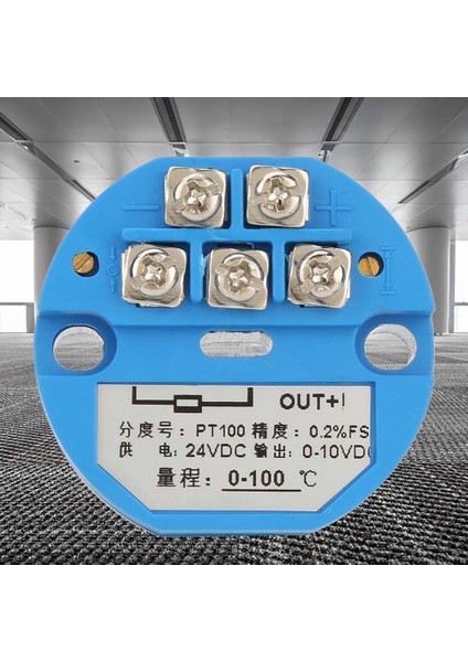 0 - 100 Derece PT100 Sıcaklık Vericisi DC24V Çıkış 0-10V Sensör (Yurt Dışından) fiyatları