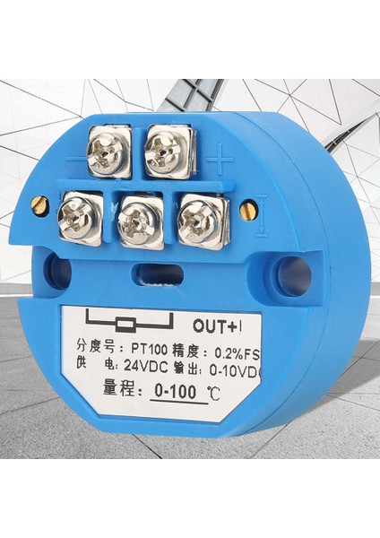 0 - 100 Derece PT100 Sıcaklık Vericisi DC24V Çıkış 0-10V Sensör (Yurt Dışından) modelleri
