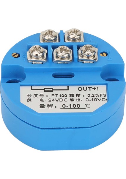 0 - 100 Derece PT100 Sıcaklık Vericisi DC24V Çıkış 0-10V Sensör (Yurt Dışından) fırsatları