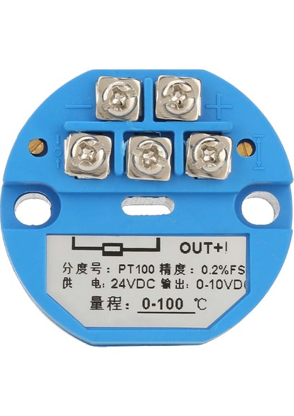 0 - 100 Derece PT100 Sıcaklık Vericisi DC24V Çıkış 0-10V Sensör (Yurt Dışından) indirimleri