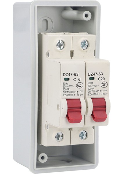 Sg Açık Su Geçirmez Dağıtım Kutusu Güç Devre Kesici Mcb C Tipi 2 Yollu Ac 230V 400V (Yurt Dışından) modelleri